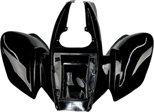 Vista 3 de Plástico para parachoques delantero RedCap ATV Quad para RedCat VX 150cc, Baja 90, Roketa, Yamoto 250cc, 110cc, 125cc (Negro)