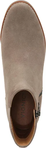 Vista 3 de Vionic Botines Astor Hazel con cremallera para mujer, botines cómodos que ayudan al dolor de talón, fascitis plantar con soporte de arco integrado