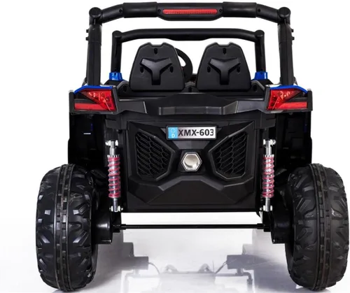 Vista 7 de MotoTec UTV 4x4 12v azul (2.4ghz RC)