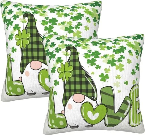 Vista 8 de Juego de 2 fundas de almohada decorativas con diseño de campanas de árbol de Navidad de 16 x 16 pulgadas, fundas de almohada decorativas