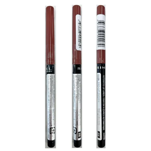Vista 4 de Rimmel El acabado duradero Exaggerate Delineador automático de labios – Fórmula rica y suave, de larga duración – 018 Rose Addiction, 0.01 onzas