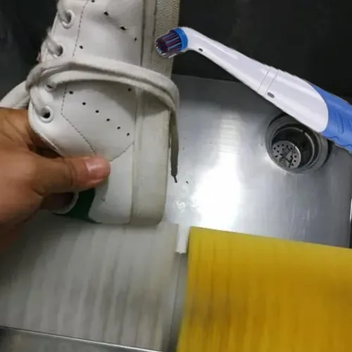 Vista 9 de Reveal Power Scrubber Cepillo de limpieza eléctrico con 4 cabezales de cepillo para bañera cocina azul..