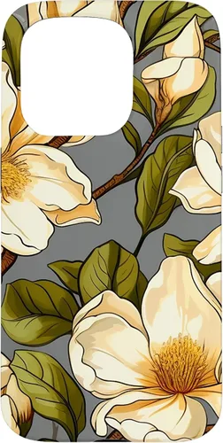 Vista 14 de Botanical Garden Magnolia Flower Case for iPhone 17