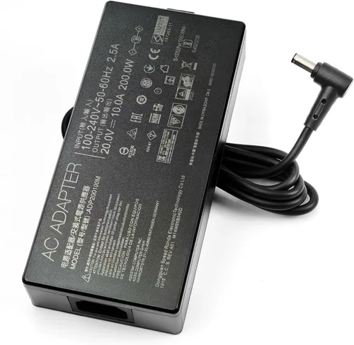 Vista 2 de Cargador de 200W 6.0×3.0.276 in apto para ASUS ROG Zephyrus TUF Gaming, ADP-200JB D Fit for ADP-200JB D A20-200P1A, FX506HM FX516PR GA503QM G513QE