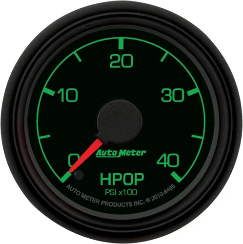 Vista 2 de Auto Meter 8496 2-1/16" 0-4000 PSI Diesel HPOP Gauge para Ford Racing