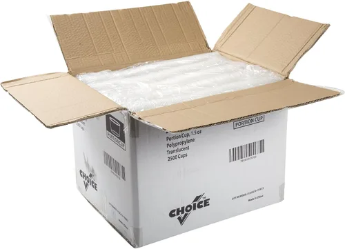 Vista 5 de AmerCare Taza de porciones translúcida de polietileno, 1.5 onzas, caja de 2500