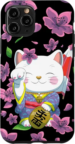 Vista 28 de Funda para iPhone 13 Pro Max Japanese Maneki Neko Lucky Cat