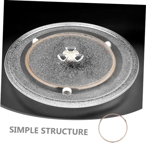 Vista 6 de Anillo giratorio para microondas, placa circular para microondas, anillo giratorio para placa, plástico resistente, instalación simple, suministros