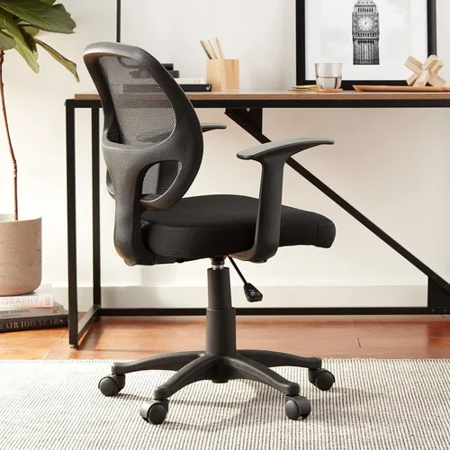 Vista 2 de Eurotech Seating Apollo - Silla de malla con sincronizador, color negro