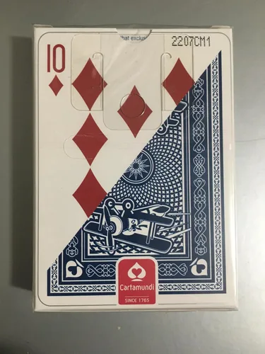 Vista 2 de Cartamundi 10 Ace Poker - Cartas de juego en colores surtidos