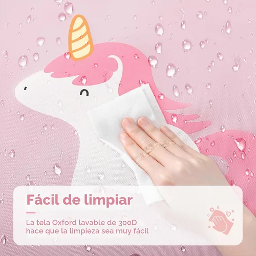 Vista 7 de GRANNY SAYS Caja de juguetes grande 135L para niñas, almacenamiento de Rosa