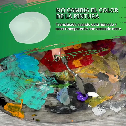 Vista 3 de U.S. Art Supply - Gel mate acrílico transparente medio, 6.8 fl oz - tubo