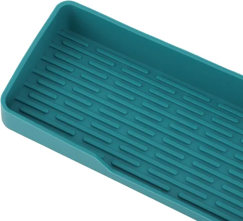 Vista 7 de TOPINCN Estante superior para estufa, estante superior de silicona, suministros de cocina, magnético a prueba de fugas, antideslizante, estante