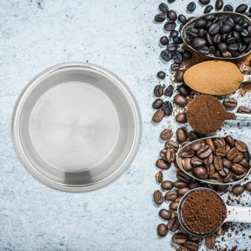 Vista 5 de Fdit Piezas de recambio de la máquina de café del filtro del filtro de la sola capa de la sola capa de la cesta del filtro del café del acero