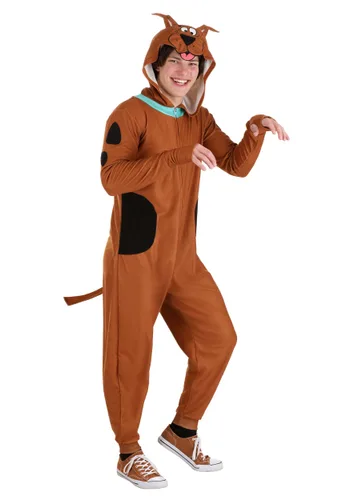 Vista 7 de Disfraz de Traje Enterizo para Adultos de Scooby Doo Multicolor