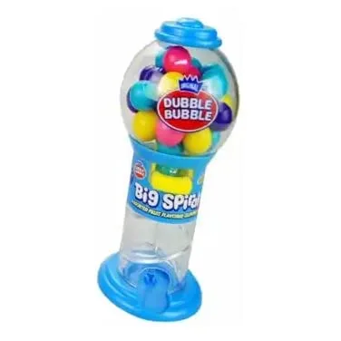 Vista 3 de Kidsmania Dubble Bubble Big Spiral Mini dispensador de chicles - Caja de 12