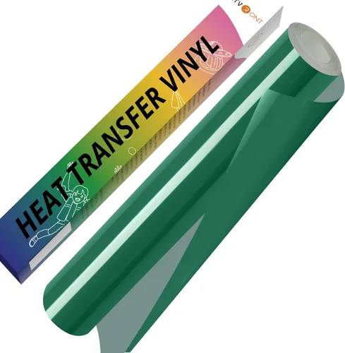 Vista 28 de HTVRONT Paquete de 14 vinilos de transferencia de calor HTV - Rollo de vinilo HTV de 12 pulgadas x 3 pies