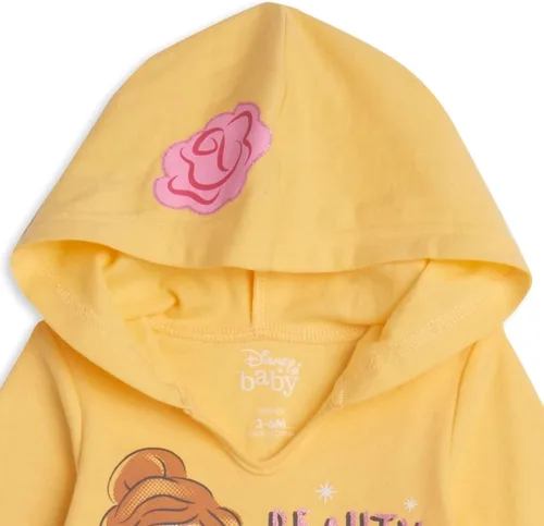 Vista 5 de Disney Princess Ariel Cenicienta Princesa Belle - Body de peluche para niñas recién nacidas a bebés