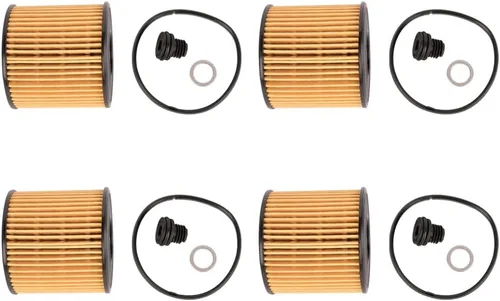 Vista 8 de Filtros de aceite con juntas tóricas y juntas de tapón de drenaje 26320-3N000 Compatibles con Genesis G80 GV80 3.5L 2021-2023/GV70 3.5L