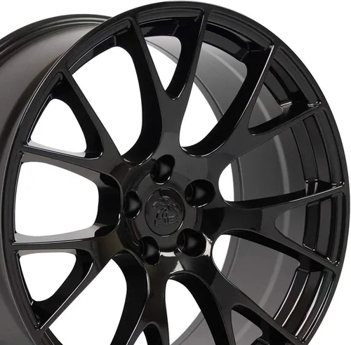 Vista 14 de OE Wheels DG15 20x9 Juego (4) neumáticos negros 5x115 y Ironman y TPMS