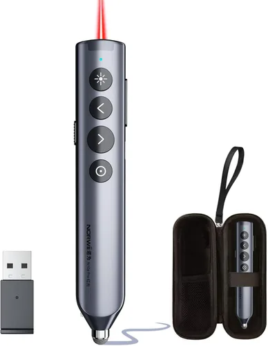 Vista 16 de Clicker de presentación N97s para presentaciones de PowerPoint con puntero digital