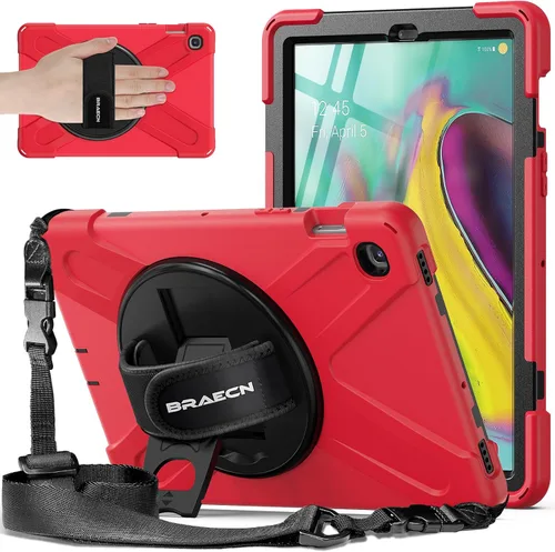 Vista 9 de BRAECNstock Para Samsung Galaxy Tab S5e Funda 10.5 Pulgadas 2019 (SM-T720/T725/T727) Con Protector De Pantalla Soporte De Lápiz Soporte