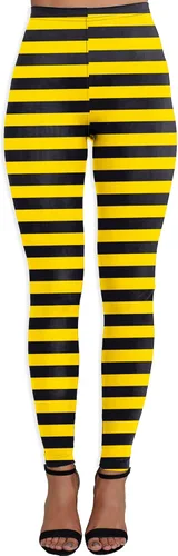 Vista 4 de AOBUTE Leggings de Halloween para mujer, mallas elásticas con estampado gráfico