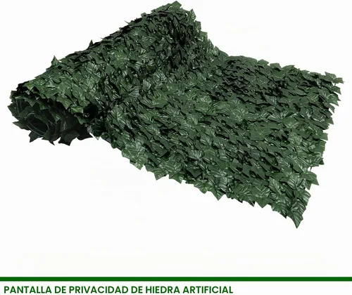 Vista 4 de Valla de Privacidad de Hiedra Artificial, U'Artlines Valla de Setos Artificiales de Servicio Pesado y Pantalla de Decoración de Hojas de Vid