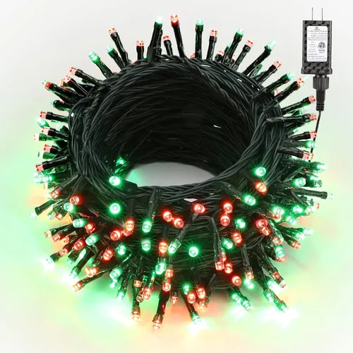 Vista 24 de Brizled - Tira de luces inteligentes para Navidad, 20 metros / 66 pies, 200 luces LED que cambian de color, control por aplicación y voz, luces