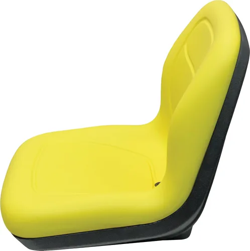 Vista 2 de Asiento de vinilo amarillo para John Deere 5105 y 5205 - Reemplaza el número de pieza de John Deere #RE72933