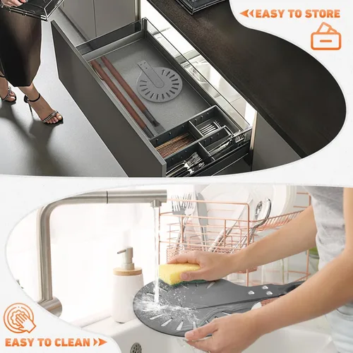 Vista 7 de Pala giratoria de pizza de aluminio perforado de 8 pulgadas con mango de madera, espátula de pizza de longitud ajustable 2 en 1, 48 pulgadas