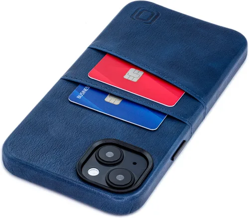 Vista 17 de Dockem Funda para iPhone 14 con placa de metal integrada para montaje magnético y 2 bolsillos para tarjetas: Cartera Luxe M2, piel sintética