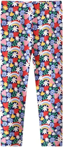 Vista 3 de Toddler Girls Ankle Length Leggings 3-Pack Printing Kids Classic Stretch Pants 1-7Years