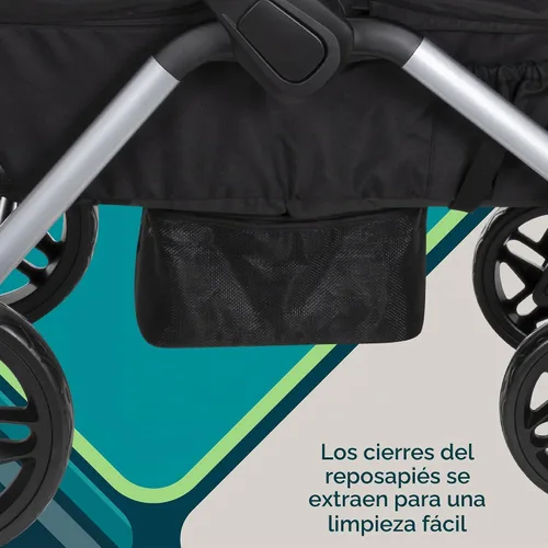 Vista 10 de Safety 1st Summit Wagon - Cochecito para 2 niños con bandeja extraíble en la calle alta