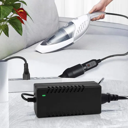 Vista 7 de Convertidor de CA a CC, 110-220V a 12V 96W 8A Adaptador de corriente de coche, adaptador de corriente para enchufe de encendedor de cigarrillos