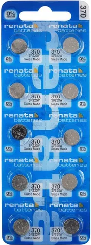 Vista 9 de Renata 370 SR920W Baterías – 1.55 V Óxido de Plata 370 Batería de reloj (2 unidades)