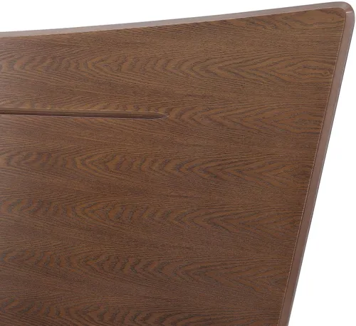 Vista 10 de Marco de cama de plataforma, tamaño King, madera, nogal marrón, contemporáneo moderno, dormitorio principal suite de invitados