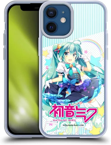 Vista 212 de Head Case Designs Licencia Oficial Hatsune Miku Gráficos Lindos Carcasa de Gel [Protección de Grado Militar] Compatible con Apple iPhone 7
