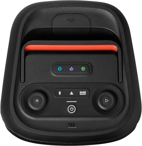 Vista 3 de JBL PartyBox Club 120 - Altavoz portátil para fiestas con mango plegable, potente sonido JBL Pro, espectáculo de luces futurista, hasta 12 horas