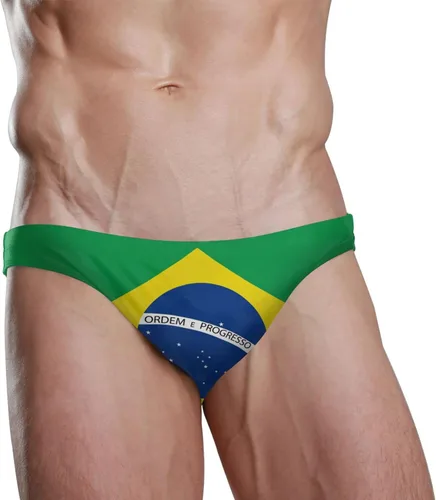 Vista 2 de Happy Colbus Day - Traje de baño sexy para hombre, traje de baño de playa
