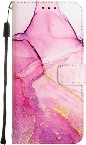 Vista 6 de Funda compatible con iPod Touch 7 tipo cartera para mujer, Touch 6 con tarjetero de piel de lujo con función atril, funda protectora para iPod Touch