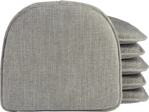Vista 65 de Klear Vu Raindrop The Gripper - Cojines antideslizantes para silla, suaves y cómodos, almohadillas para asiento, almohadón para cocina, comedor u