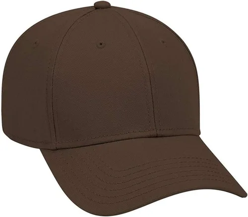 Vista 25 de Ashen Fane Gorra de béisbol básica de sarga de algodón superior de perfil bajo estructurado de 6 paneles