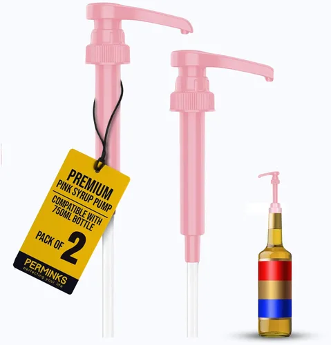 Vista 8 de Bomba de jarabe compatible con botellas Torani y Davinci (25.4 oz - 750 ml) (Negro)