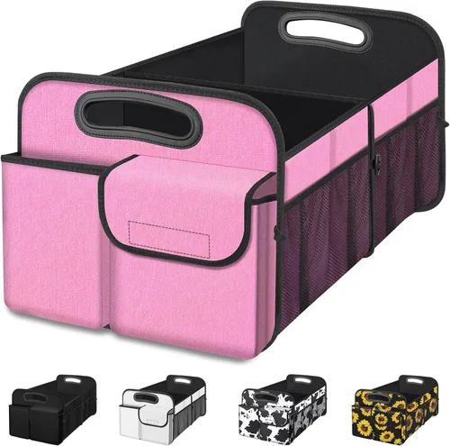 Vista 28 de Femuar Organizador de maletero de gran capacidad, accesorio impermeable para coche, antideslizante, plegable, adecuado para todos los vehículos