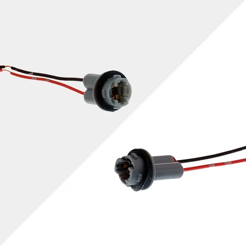 Vista 5 de 2 piezas T15 arnés de enchufe de coleta, T10 T13 T15 bombilla de coche arnés de cableado conector de enchufe para bombillas, luces de señal de giro