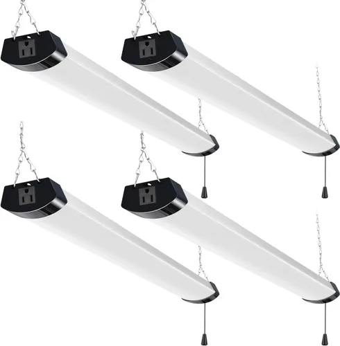 Vista 10 de hykolity Luz LED de Taller de 4 Pies 70W Enlazable, 8000lm (Equivalente a 300W), 5000K Luces de Taller de Utilidad para Garajes, Talleres, Sótanos