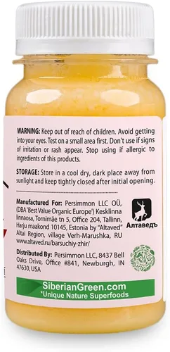 Vista 3 de Crema-Gel "Grasa Tejón" Calentamiento Siberiano con Eucalipto, Aceites Esenciales de Menta, Pimiento Rojo 3.4 fl oz