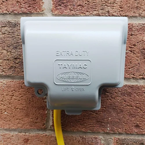 Vista 7 de TayMac MX3300 RaynGuard - Cubierta de metal resistente a la intemperie para uso, 1 banda, extra duty, color gris