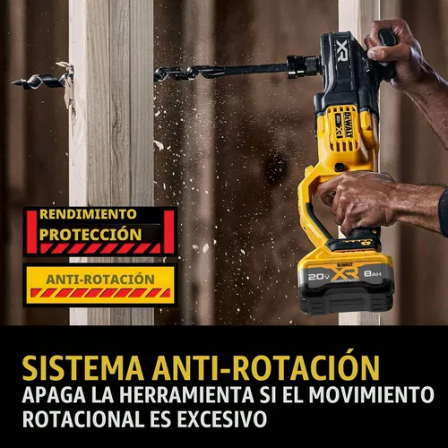 Vista 9 de DEWALT 20V MAX XR Kit de taladro inalámbrico de 7/16 pulgadas para pernos y montantes con batería y cargador (DCD447WW1)